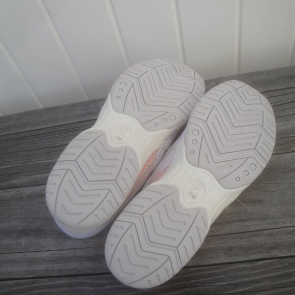 Easy Spirit "Takeknit9" Clog Slip-On Mules White Multi-Colors Shoes Size 11M - Picture 3 of 6